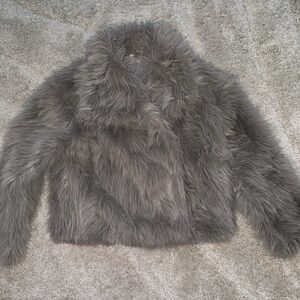 Faux fur coat